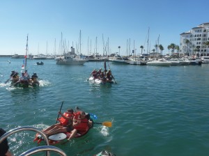 Raft Race Puerto de La Duquesa, Manilva, Costa del Sol, Spain