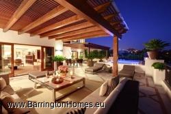 Terrace at night, Doncella Beach, Estepona