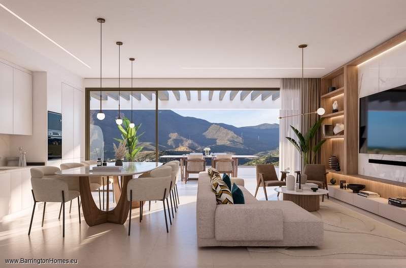 1,2 & 3 Bedroom Apartments, Las Mesas, Estepona. 
